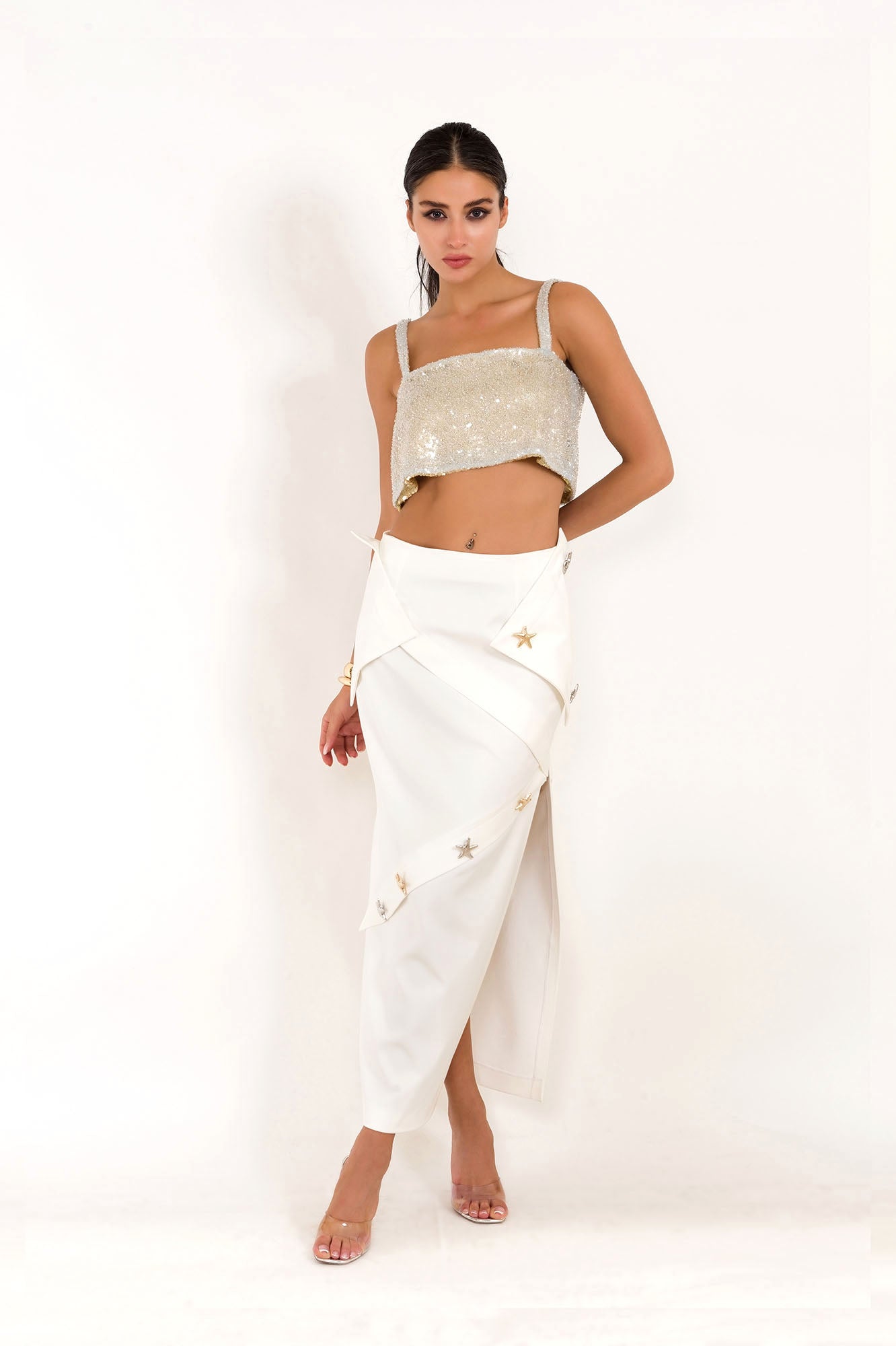 Star White Skirt