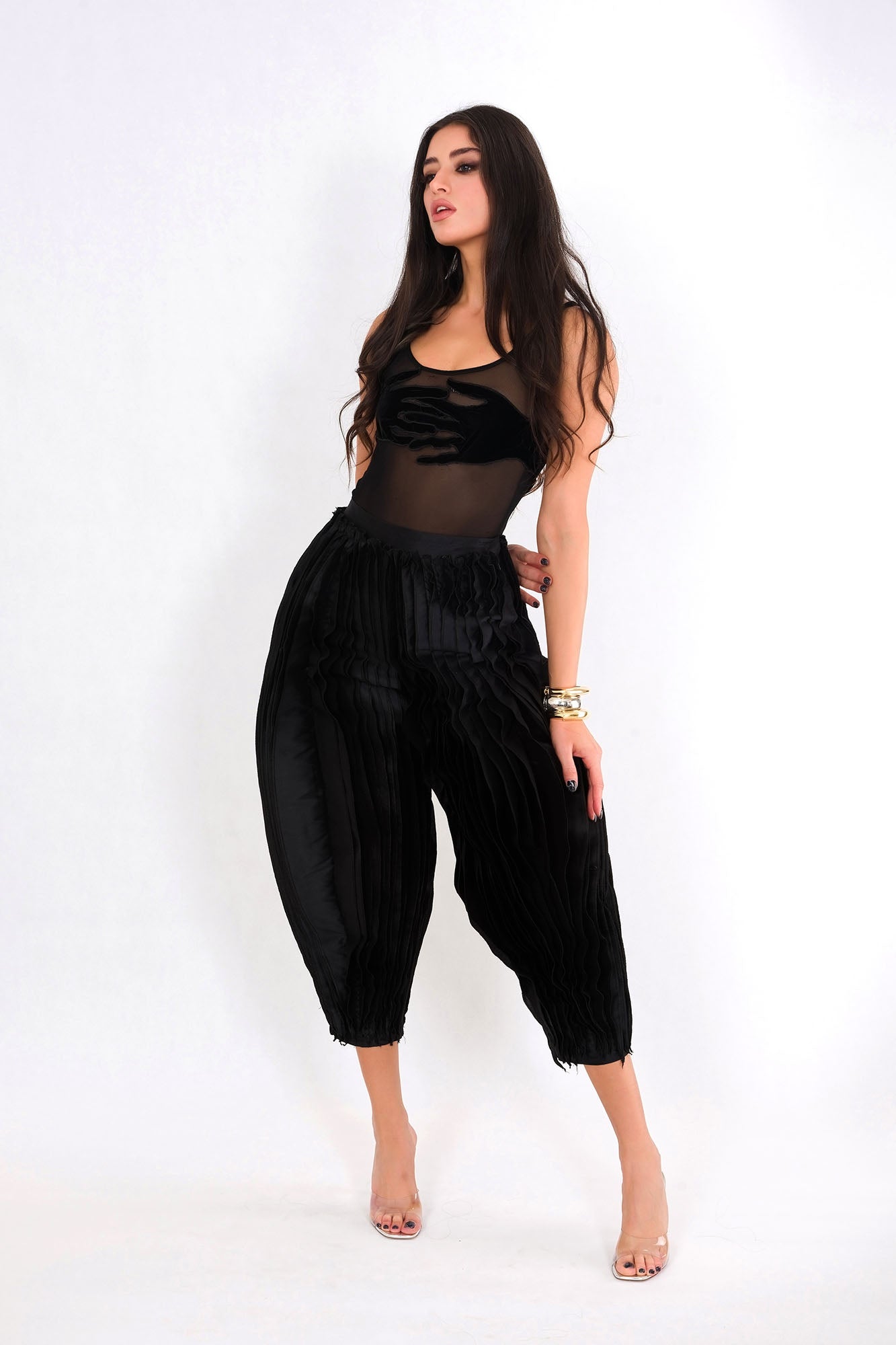 Midnight Drape Trousers
