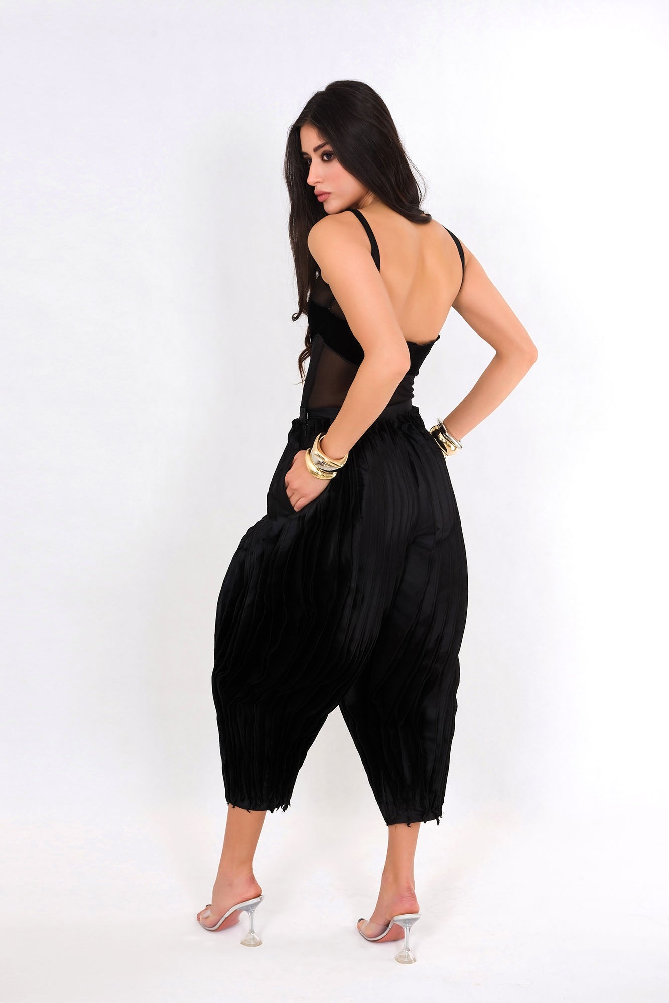 Midnight Drape Trousers
