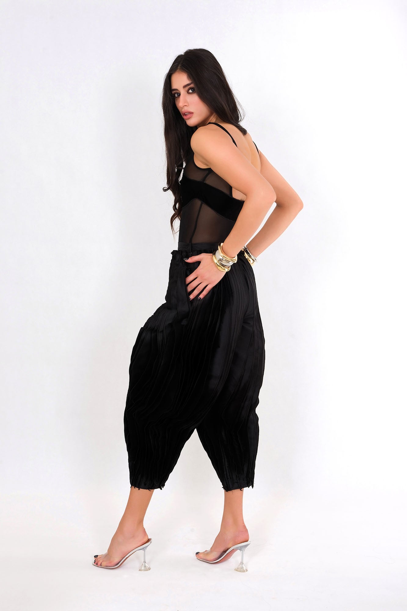 Midnight Drape Trousers