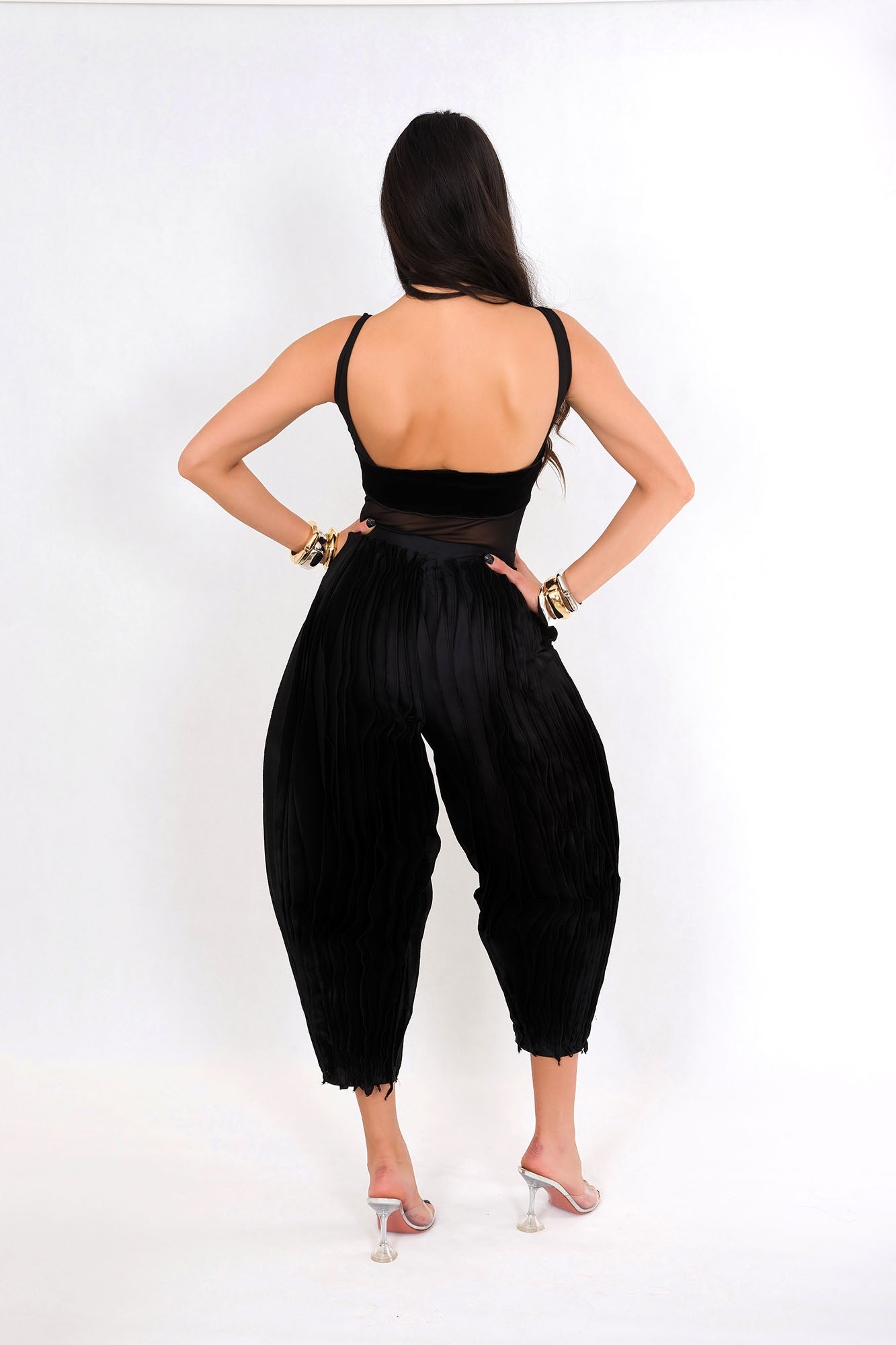 Midnight Drape Trousers